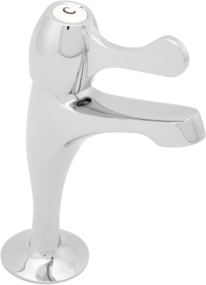 Methven Deva Lever Action Contract Brass Sink Pillar Taps Chrome