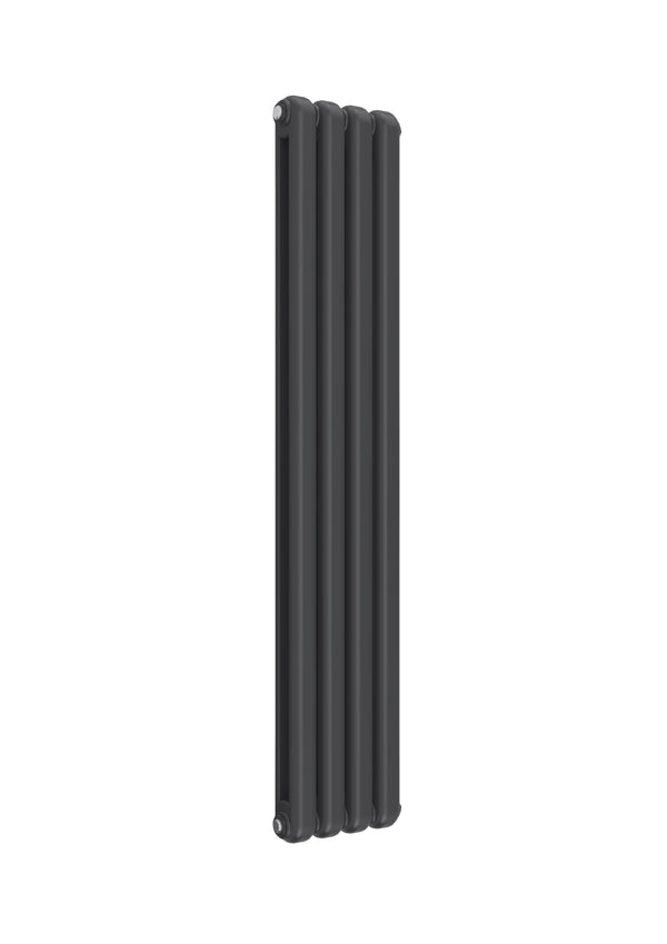 Reina Coneva Steel Anthracite Vertical Designer Radiator Central Heating
