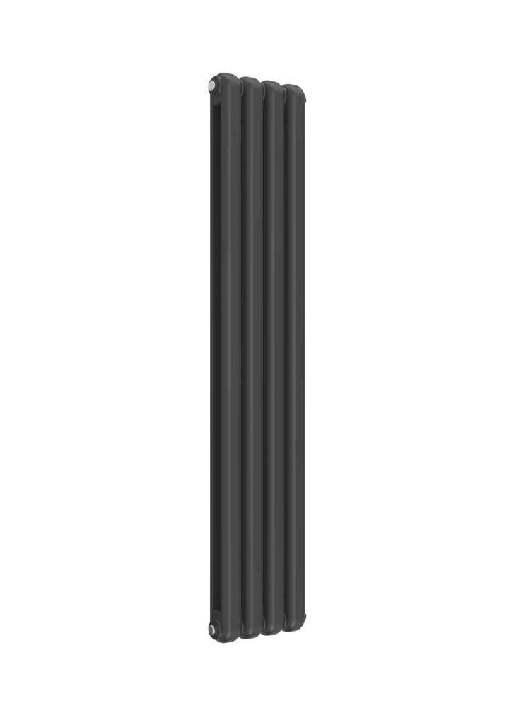 Reina Coneva Steel Anthracite Vertical Designer Radiator Central Heating