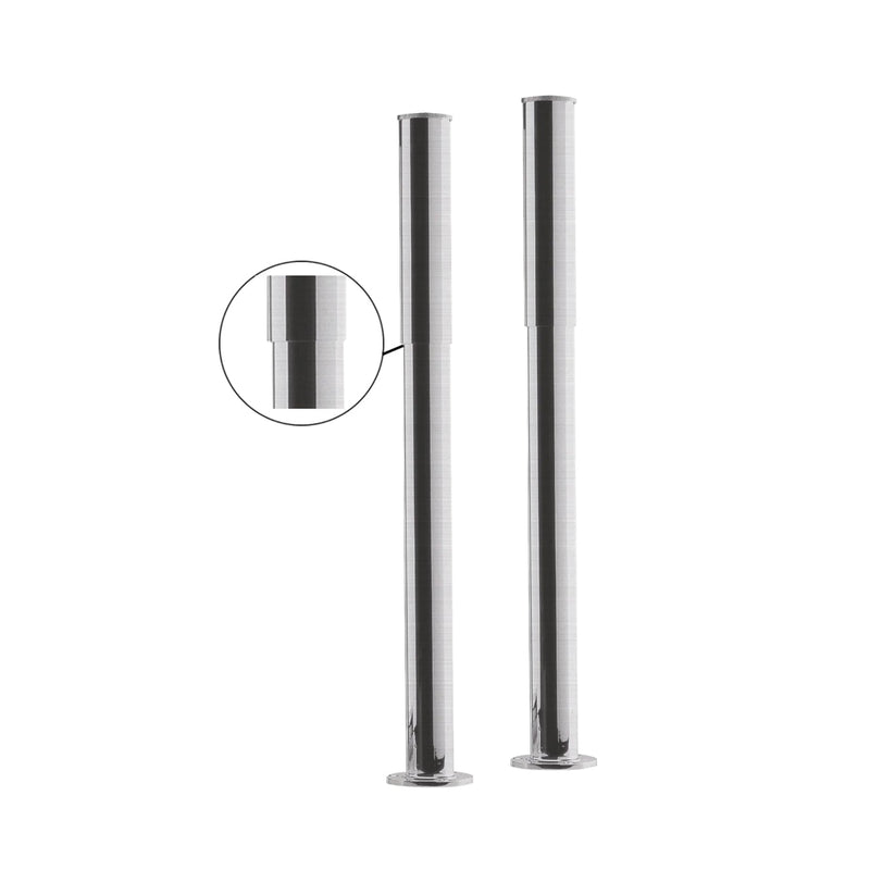 Bc Designs Victrion Traditional Bath Legs With Adjustable Shrouds 720Mm H X 70Mm W