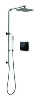 TED Square Merso Premier Shower Kit with Cuba Valve & Diverter - Chrome