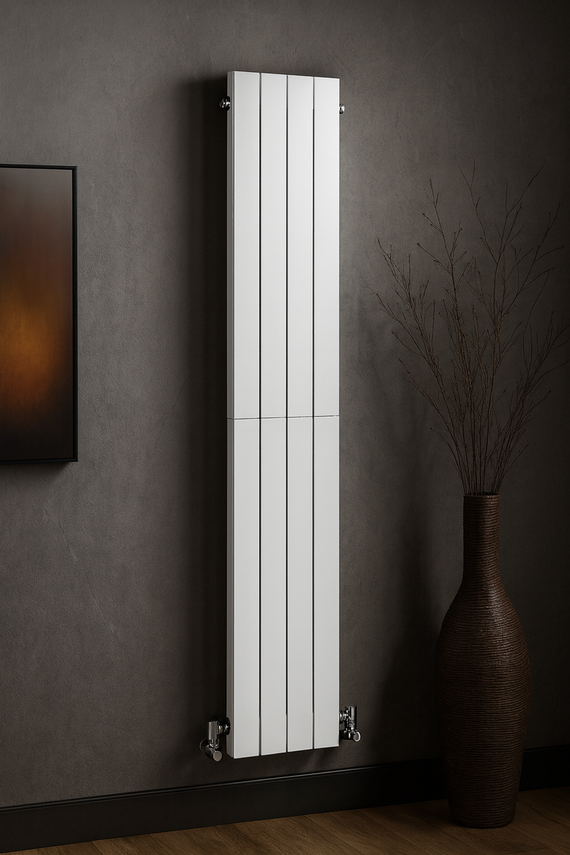 Kartell Vermont Aluminium White Vertical Designer Radiators