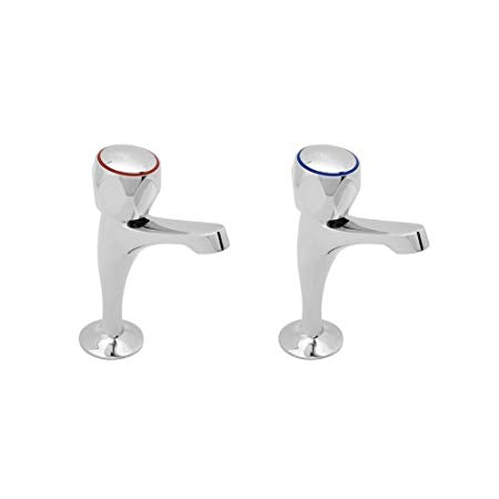 Methven Deva Profile High Neck Kitchen Sink Tap with Metal Back Nuts Chrome