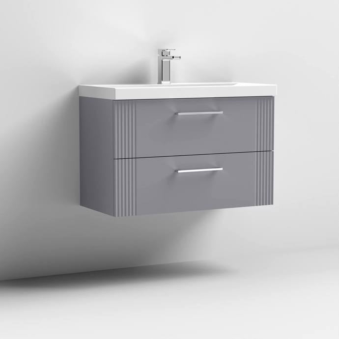 Gray bathroom vanity 