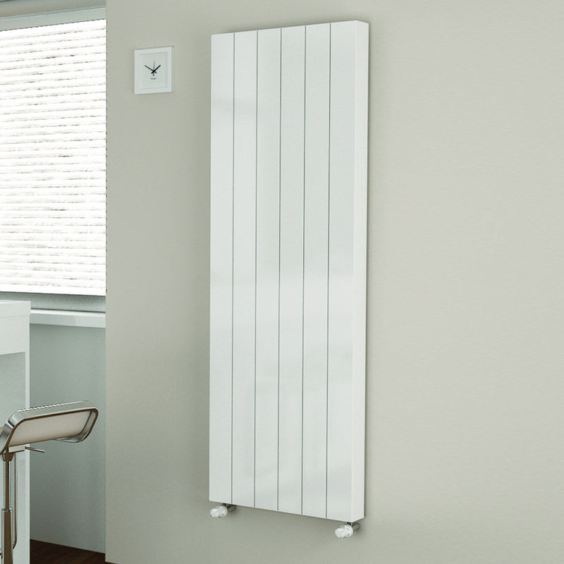 Kartell Premium K-Flat Type 20 White Steel Double Panel Vertical Designer Radiators