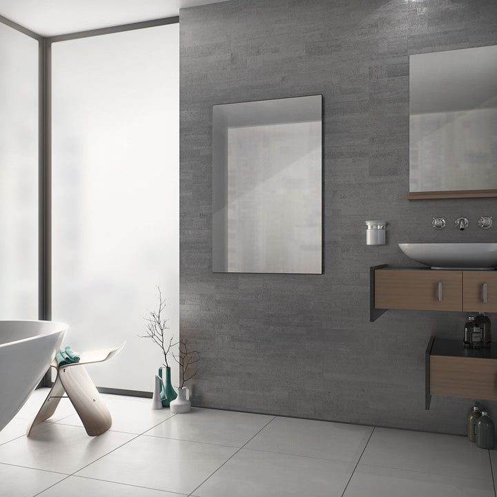 Eucotherm Infrared Ultra Slim Panel Glass Mirror Electric Radiator