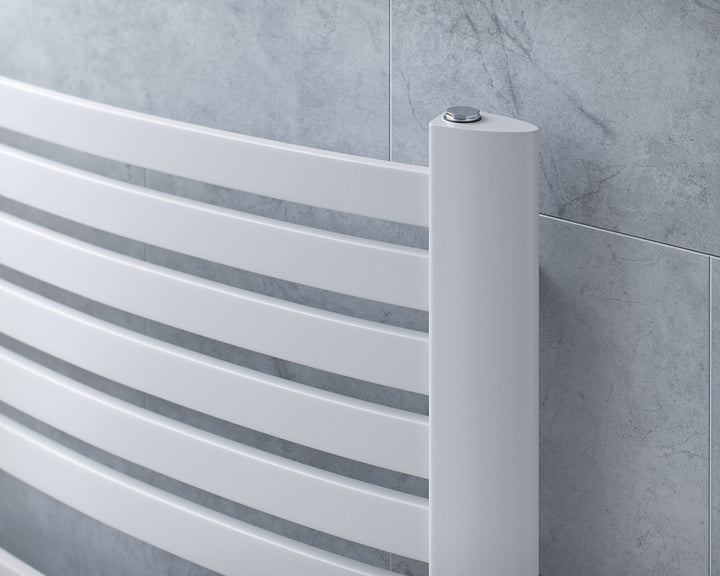 Eucotherm Fino White Ladder Towel Rail Radiator