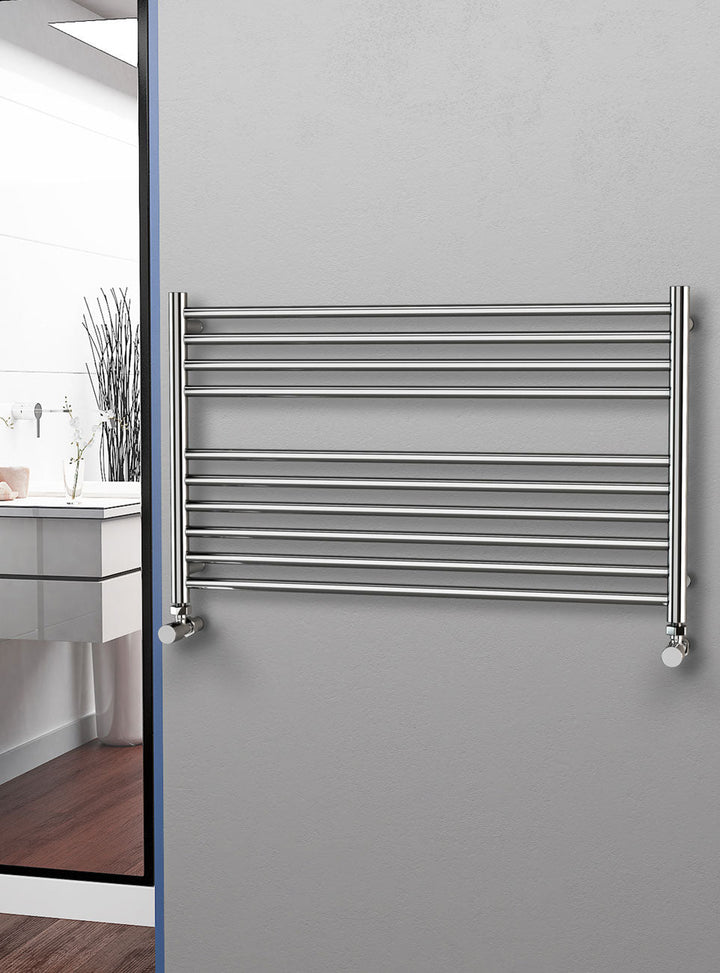 Eastgate 304 Straight Polished Stainless Steel Heated Towel Rails