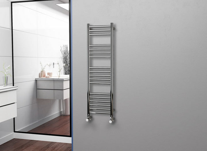 Eastgate 304 Straight Polished Stainless Steel Heated Towel Rails