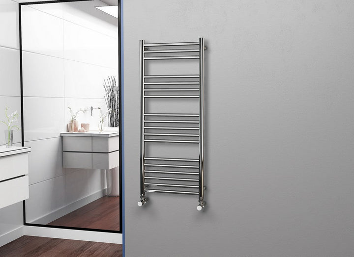 Eastgate 304 Straight Polished Stainless Steel Heated Towel Rails