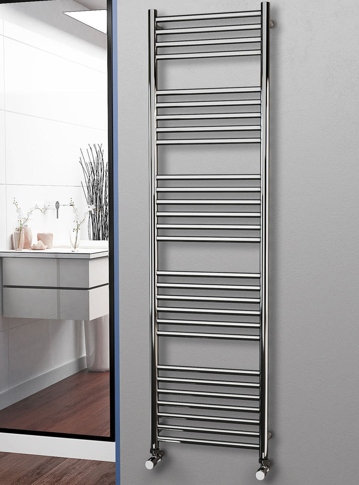 Eastgate 304 Straight Polished Stainless Steel Heated Towel Rails