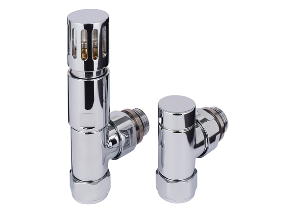 Eastgate Pistol TRV Thermostatic Radiator Valve Angled Chrome