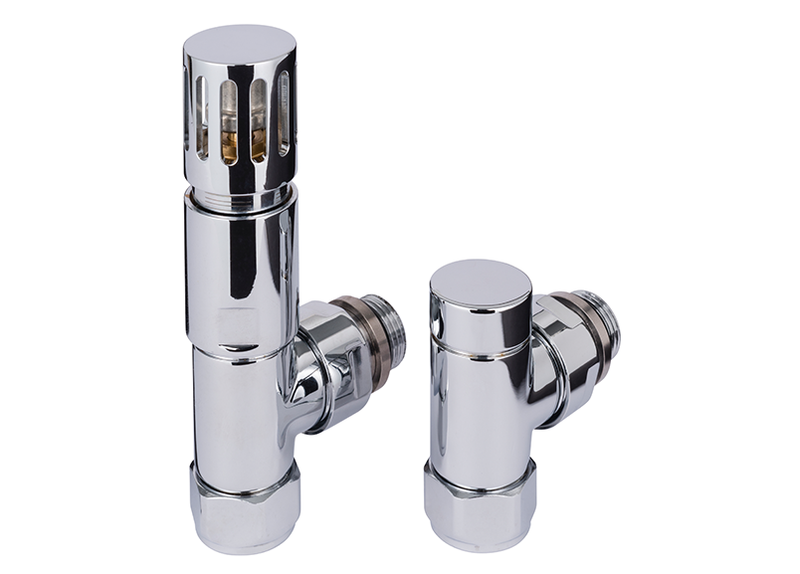 Eastgate Pistol TRV Thermostatic Radiator Valve Angled Chrome