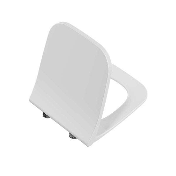 Kartell Eklipse Square Shaped Soft Close Toilet Seat White