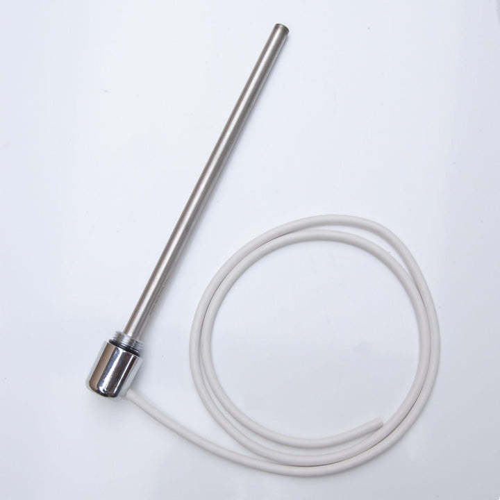 Plumbers Choice Electric element 100W with 1.2m cable & white/chrome cap