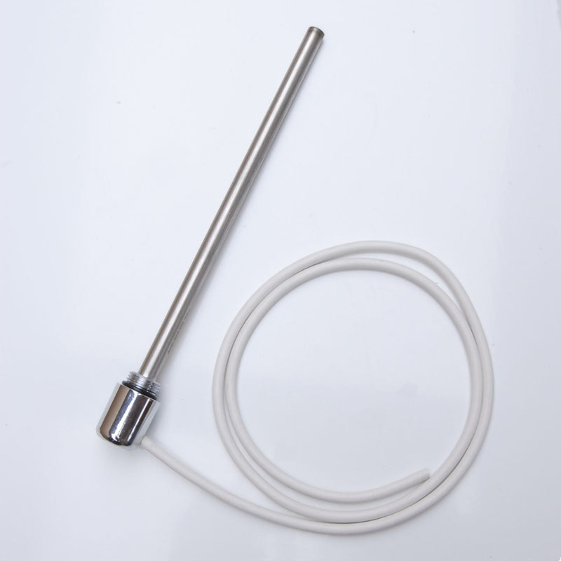 Plumbers Choice Electric element 100W with 1.2m cable & white/chrome cap