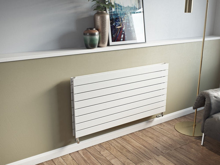 Eucotherm Mars Duo White Double Flat Panel Horizontal Radiator