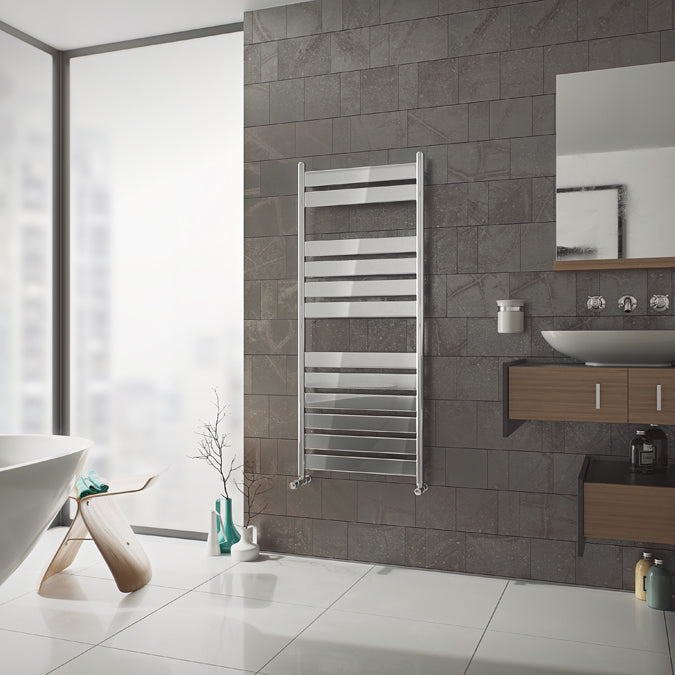 Eucotherm Primus Vito Chrome Ladder Towel Rail Radiator