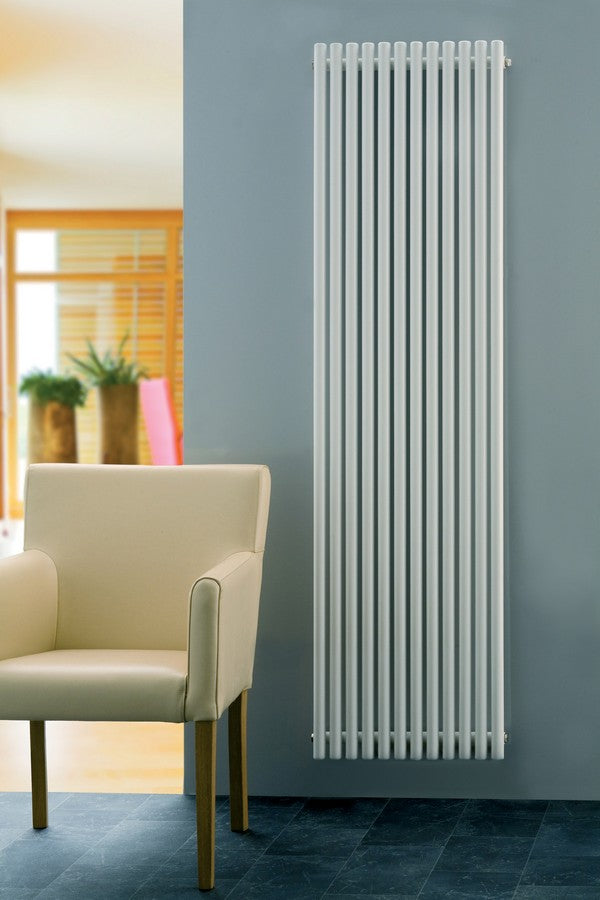 Eucotherm Gaja Double Anthracite Tube Vertical Designer Radiator