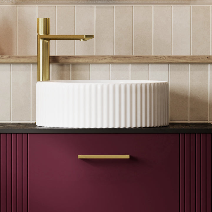 Hib - Eden Round Ceramic Vessel Basin - Linear