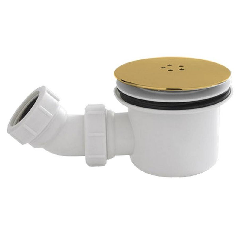 Kartell 90Mm Fast Flow Shower Tray Waste Brass