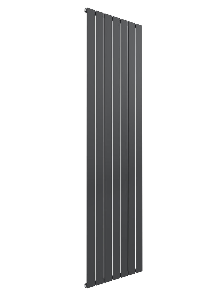 Reina Flat Steel Anthracite Single/Double Vertical Designer Radiator Central Heating