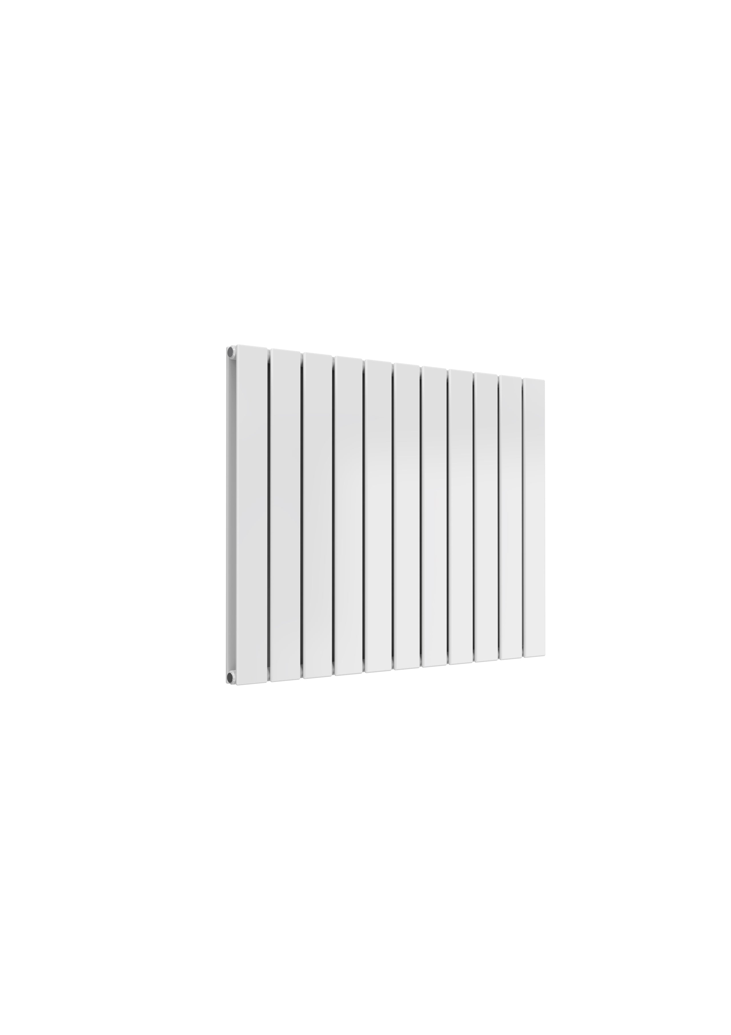Reina - Flat Steel Horizontal Designer Radiator - Single/Double - Whit ...