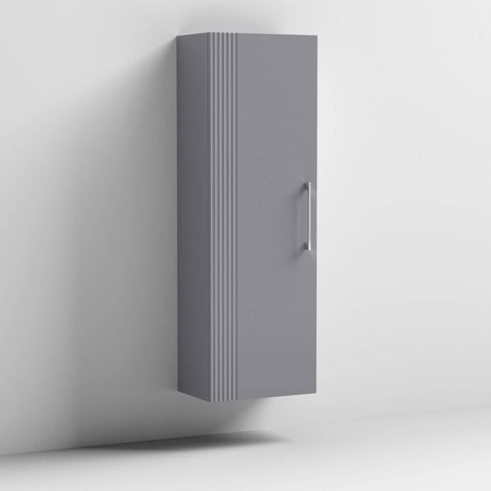 Gray wall-mounted cabinet 