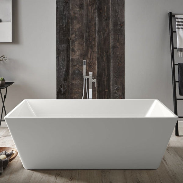Kartell Kruze Stylishly Designed Freestanding Bath 1700mm x 800mm White