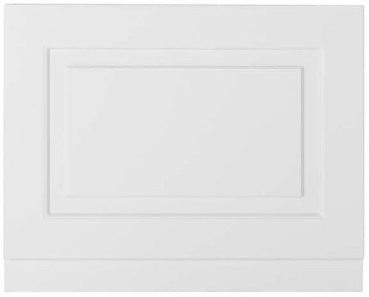 Kartell Astley 700mm End Bath Panels - Matt White