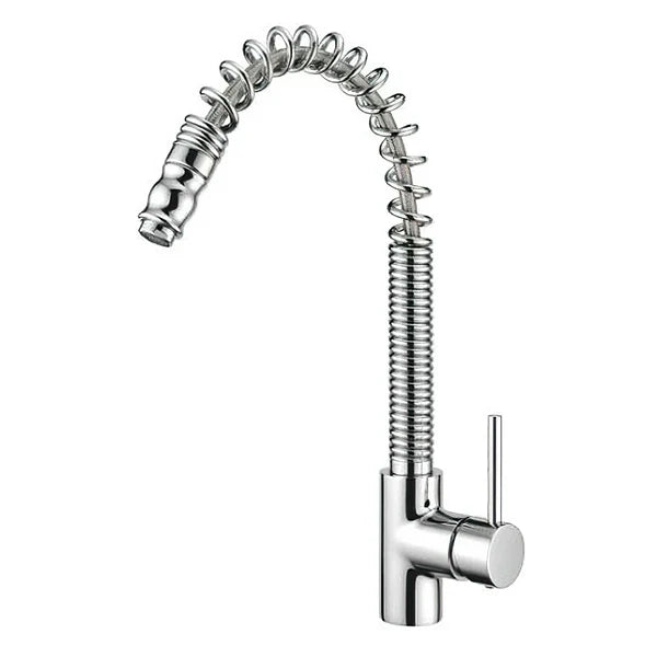 Francis Pegler Chef Chrome Mono Kitchen Sink Mixer Tap – Dual Lever, Swivel Spout