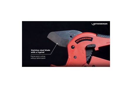 Rothenberger Rocut 42TC Plastic Pipe Cutting Shears 0-42mm 52000
