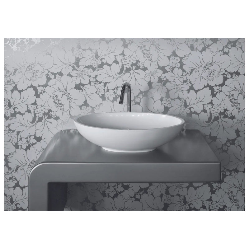 Bc Designs Tasse/Gio Vanity Cian Solid Surface Countertop Basin - 575Mm W X 145Mm D