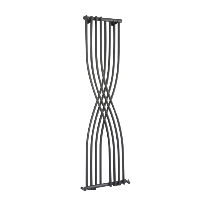 Hudson Reed Xcite Designer Vertical Radiator 1775mm H x 450mm W - Anthracite