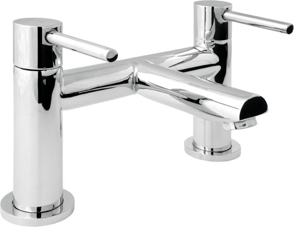 Methven Deva Insignia Brass Deck Mounted Bath Filler Chrome