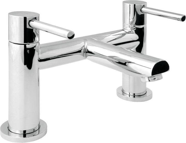Methven Deva Insignia Brass Deck Mounted Bath Filler Chrome