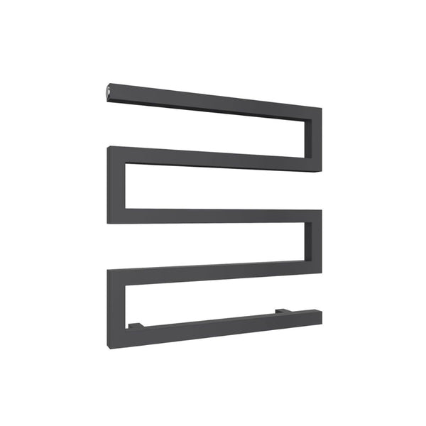 Reina Serpe Steel Anthracite Designer Heated Towel Rail Radiator Central Heating