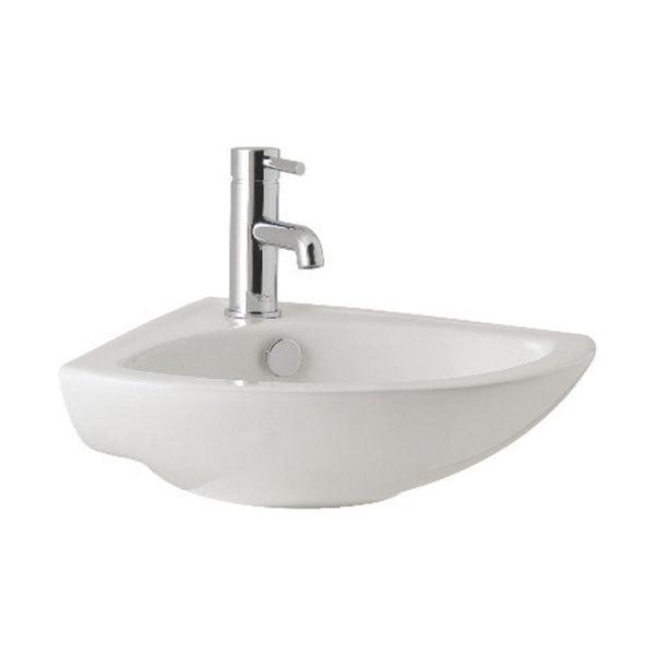 Kartell G4K 1 Tap Hole Corner Basin 410mm