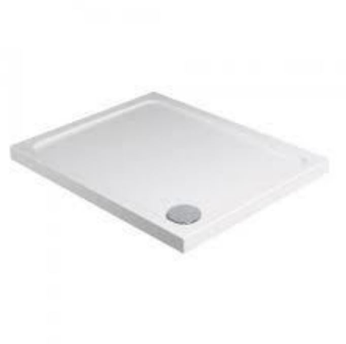 JTFUSION 1200 X 900 WHITE ANTI-SLIP TRAY WITH WASTE