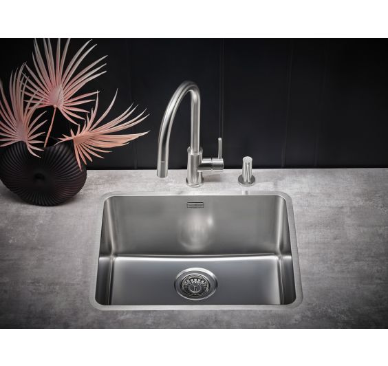 Reginox KANSAS Stainless Steel Integrated Single Bowl Kitchen Sink