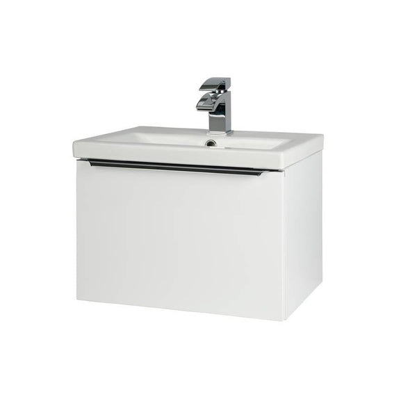 Kartell Kore Wall Mounted White Ceramic Basin 500mm W x 355mm D