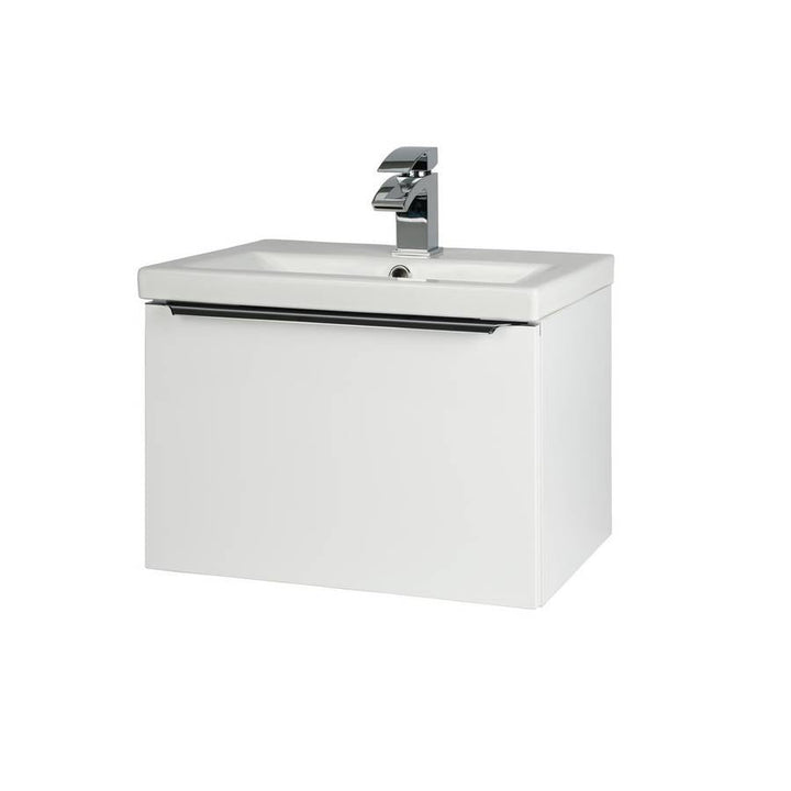 Kartell Kore Wall Mounted White Ceramic Basin 500mm W x 355mm D