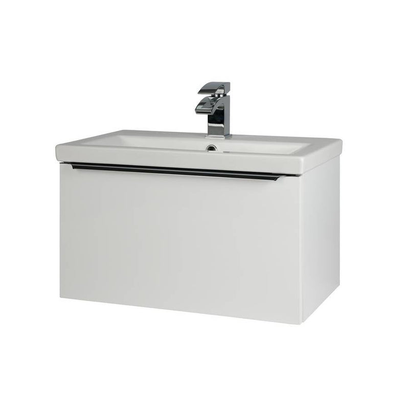 Kartell Kore Wall Mounted White Ceramic Basin 600mm W x 355mm D