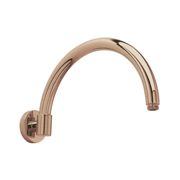 BC Designs Victrion Arch Wall Mounted Shower Arm 180mm H x 60mm W Brushed Copper