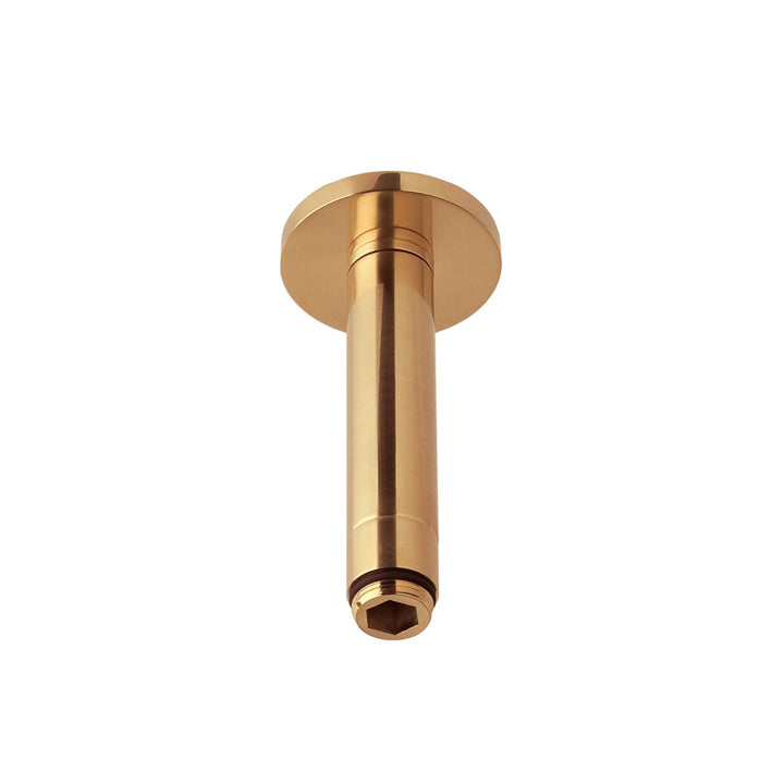 BC Designs Victrion Ceiling Mounted Brass Shower Arm 75mm H x 75mm W Brushed Copper