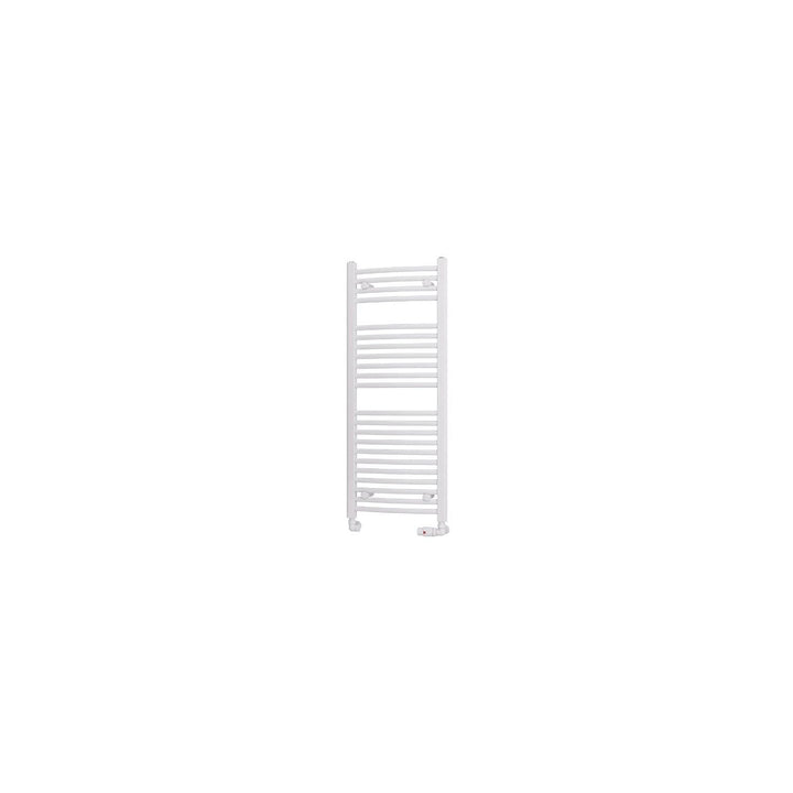 Eastbrook Biava Curved Multirail Steel White Heated Towel Rails