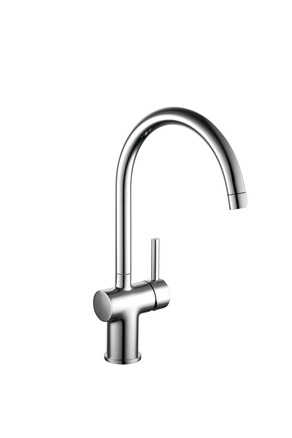 Kartell Mono Kitchen Sink Mixer Tap With Single Handle Polished Chrome
