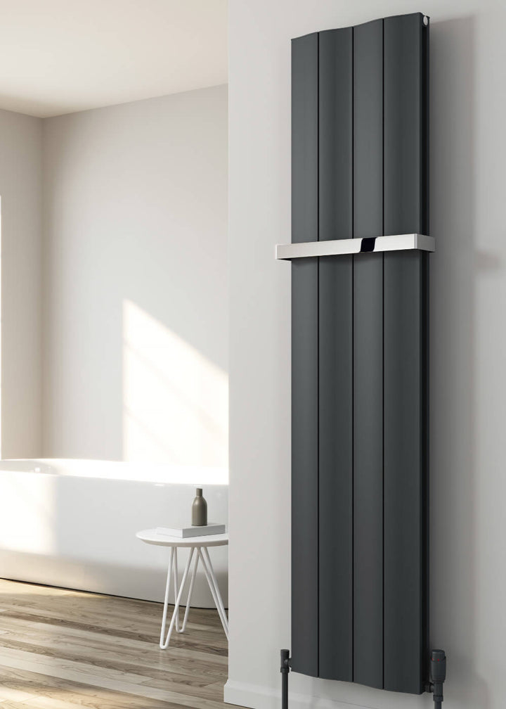 Reina Wave Chrome Stainless Steel Single Towel Bars