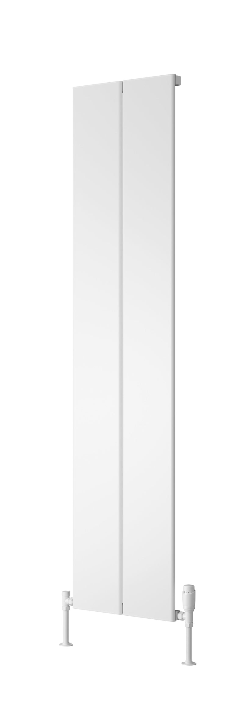 Reina Larga White Vertical Aluminium Radiator Central Heating