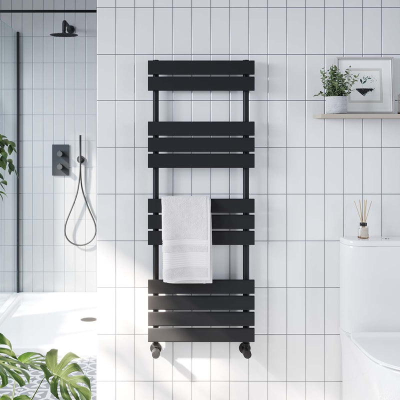 Iona Life Towel Radiator – 450 X 800 Black